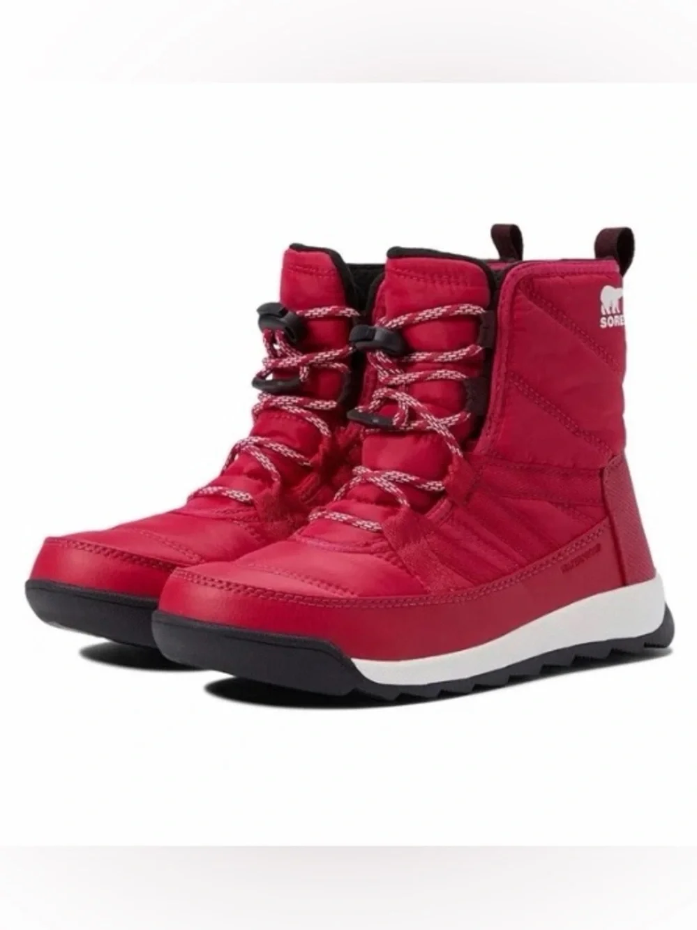 Sorel Whitney II Kids Waterproof Snow Boots Red Insulated Winter Little Kid 11